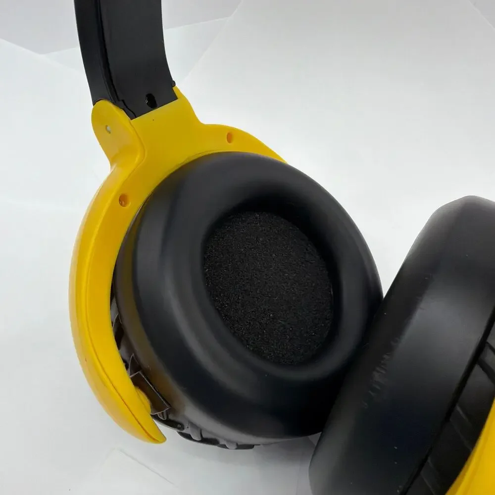 Monster Jam Light Up Tire Earmuffs Black Yellow Kids